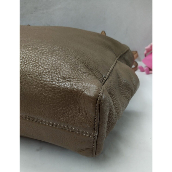 Michael Kors Jet Set Taupe Leather Pockets Double Handle Tote Shoulder Bag - Picture 9 of 14